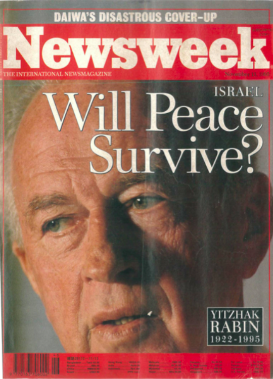 rabin newsweek cover