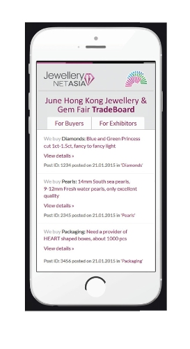 TradeBoard connects Exhibitors and Visitors in a digital way (PRNewsFoto/UBM Asia Ltd)