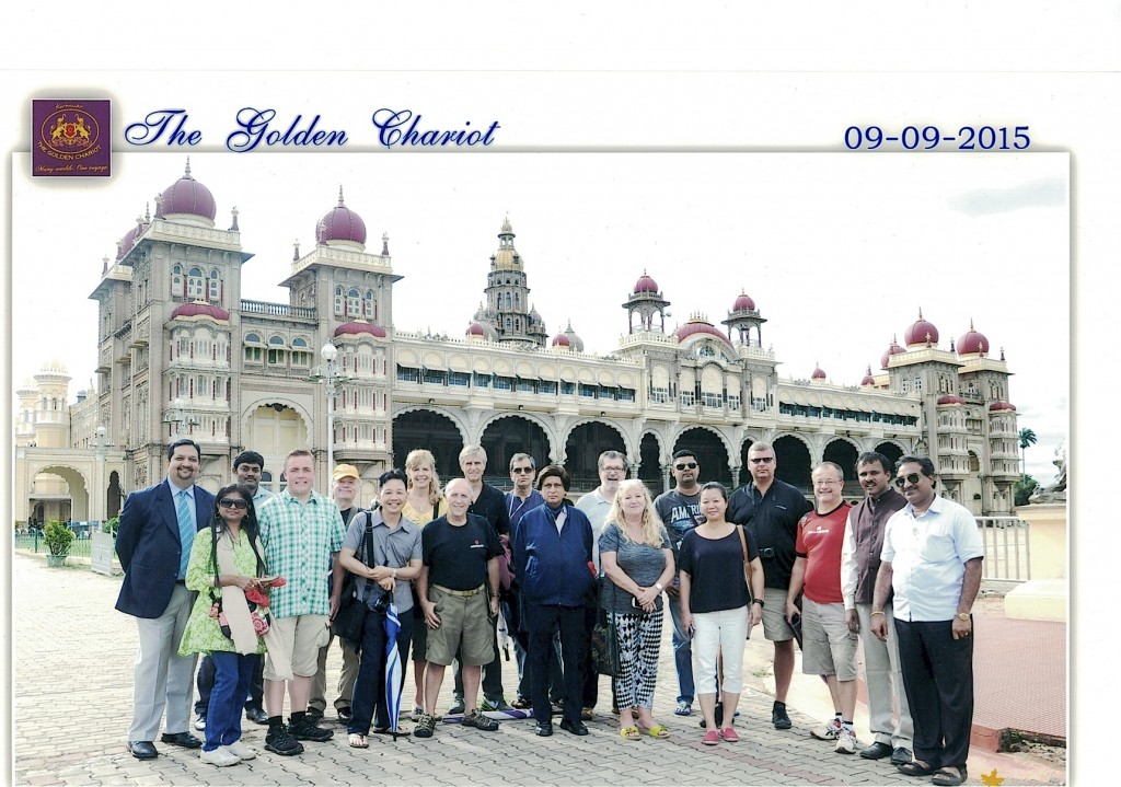 All the PTM delegates who took the Golden Chariot tour.